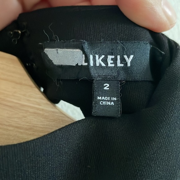 Likely Jennings Halter Gown Women’s Size 2 Floor Length Open‎ Back Slit Black - Picture 10 of 10